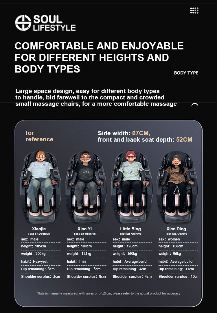 ZenFlow SL-Track Full-Body Massage Chair with Voice Control, Wireless Charging, and Deep Stretching Mechanism