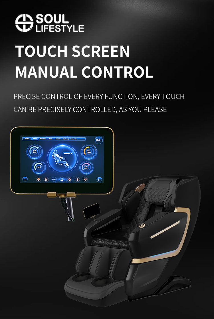 Luxura SL-Track Full-Body Massage Chair with Calf Rub and Automatic Leg Extension