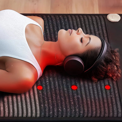 Red Light Photon Therapy Far Infrared Mattress  Chakra 7-Gemstone PEMF/ETS TECH Mat