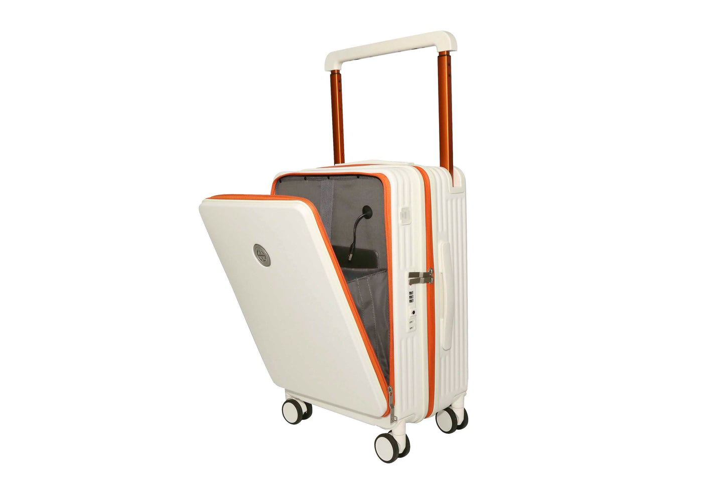 AuraCase Executive Suitcase with Waterproof Cover