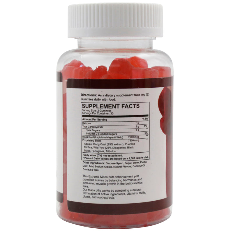 Soul Vitality Maca Plus Extreme Curve Gummies - 60 Dietary Gummies