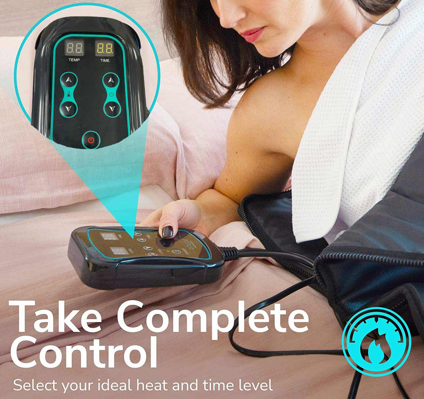 MIAS Slimming Specialists Portable Infrared Heating Sauna Blanket