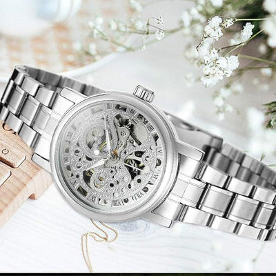 Vittoria Automatic Luxury Woman's Watch -Silver