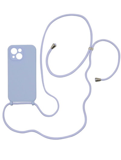 Crossbody Iphone Cover- Powder Blue