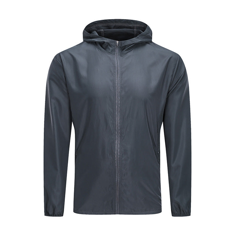 Active Windbreaker Jacket with Hood