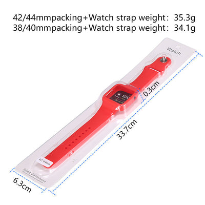 Apple Watchband Silicone Protective Case and Strap