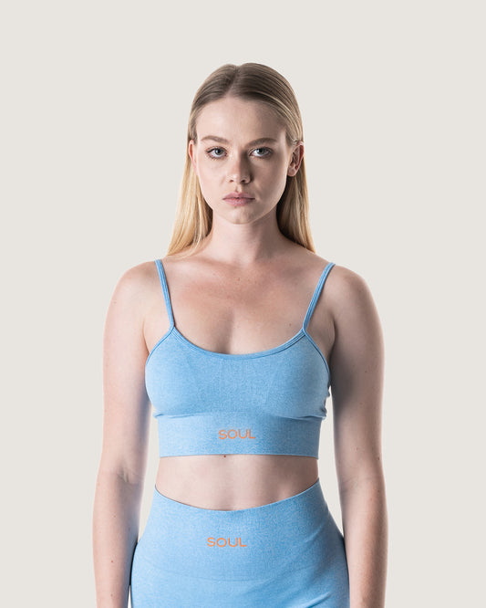 Pastel Space Dye Seamless Bra