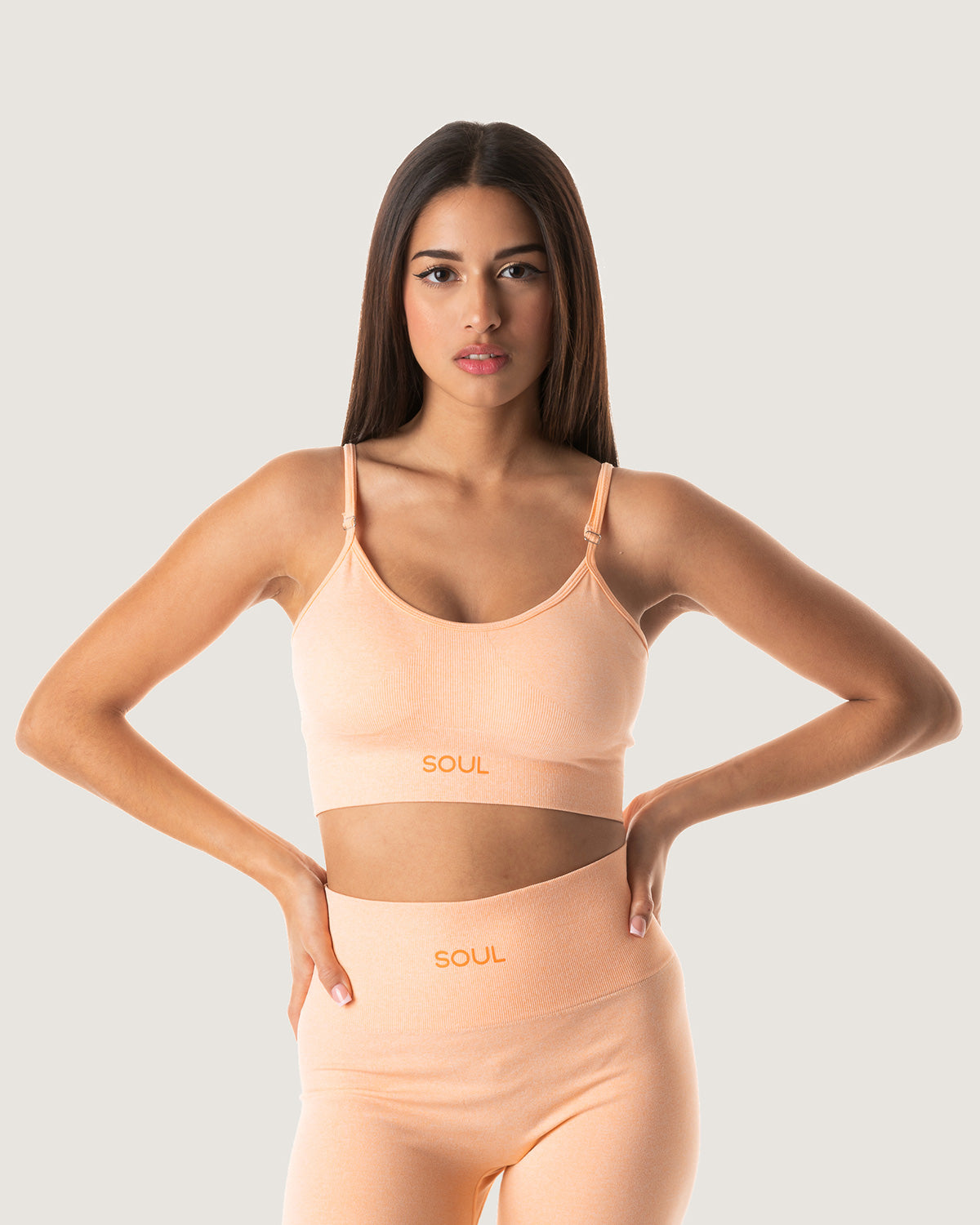 Pastel Space Dye Seamless Bra