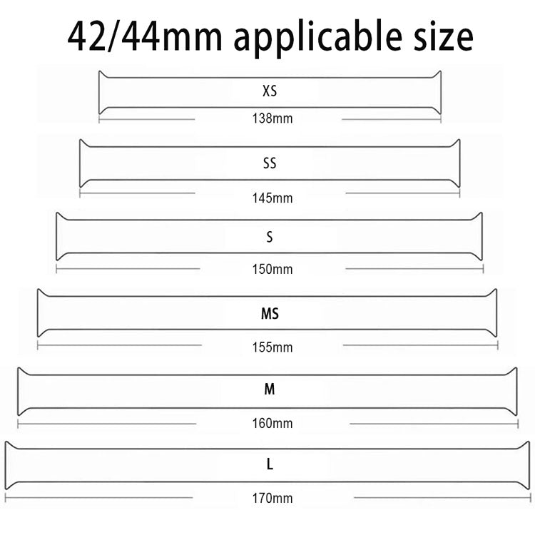 Single Loop Braided Silicone Apple Watch Strap