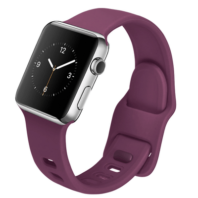 Square Silicone Buckle Apple Watch Strap