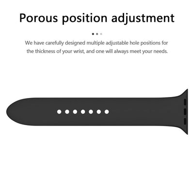 Double Button Silicone Apple Watch Strap