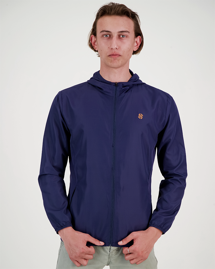 Active Windbreaker Jacket with Hood