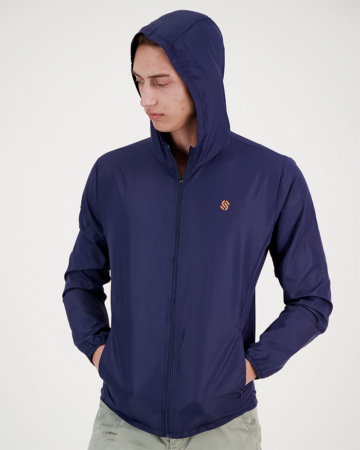 Active Windbreaker Jacket with Hood