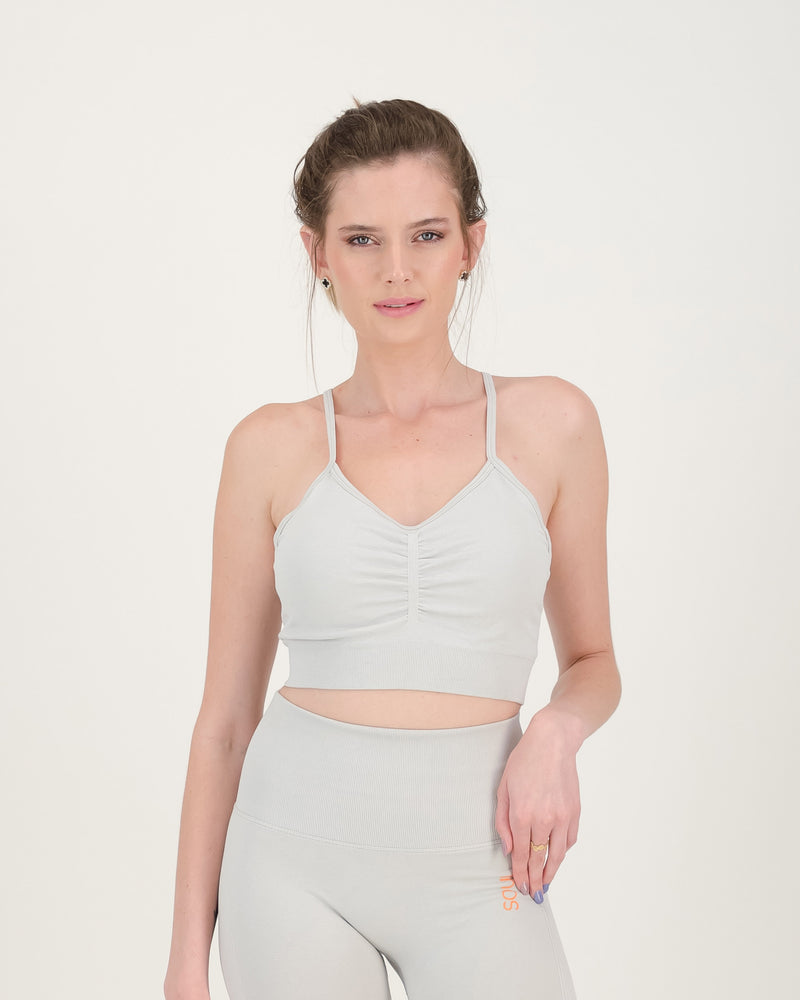 Space-dye Ruched Sportsbra