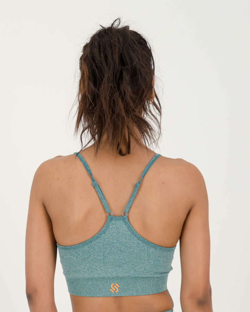 Space-dye Ruched Sportsbra