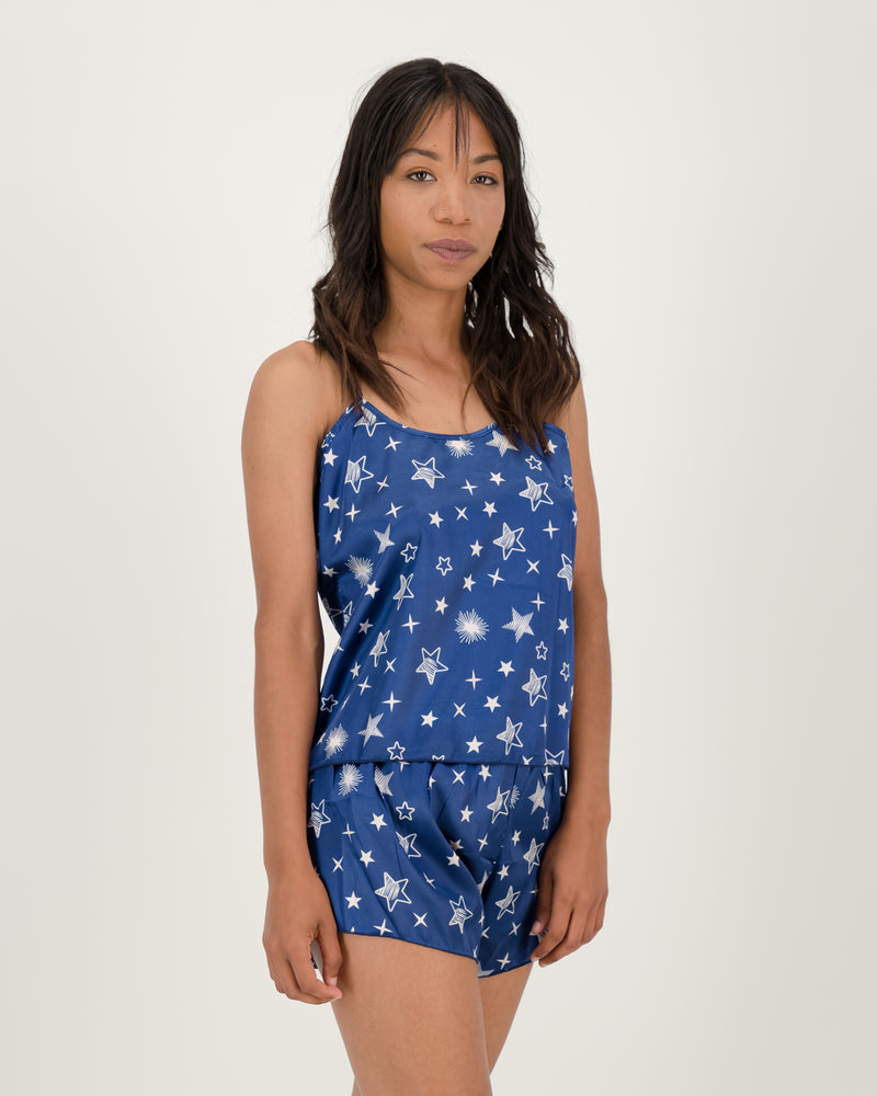 Starry Night Satin Sleepwear