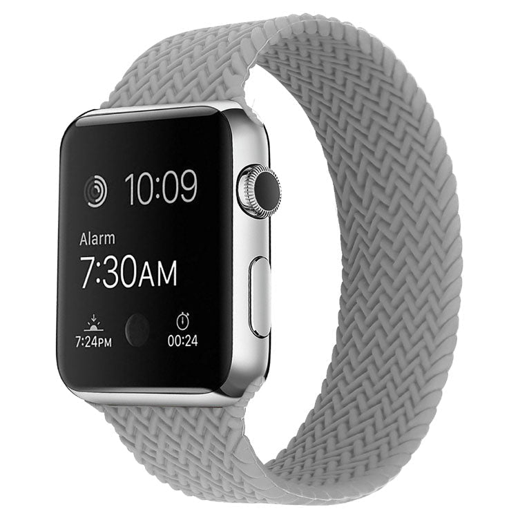 Single Loop Braided Silicone Apple Watch Strap