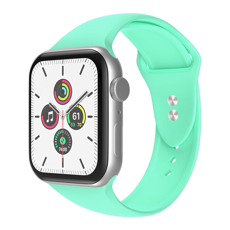 Double Button Silicone Apple Watch Strap