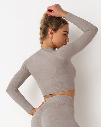 Essential Ribbed Long-sleeve