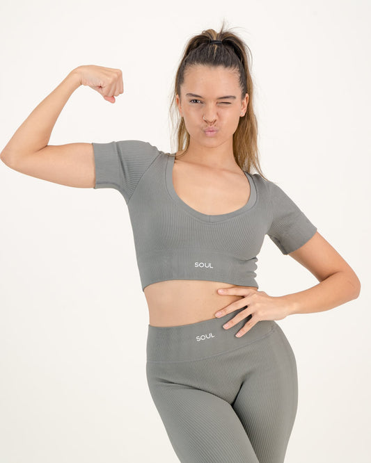 Prime Statement Scoop Crop Top