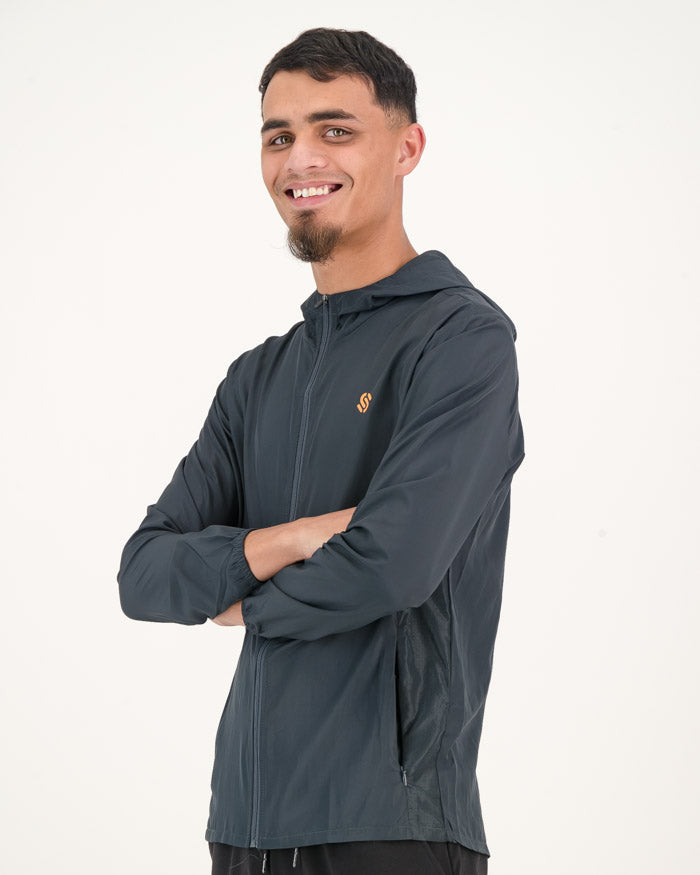 Active Windbreaker Jacket with Hood