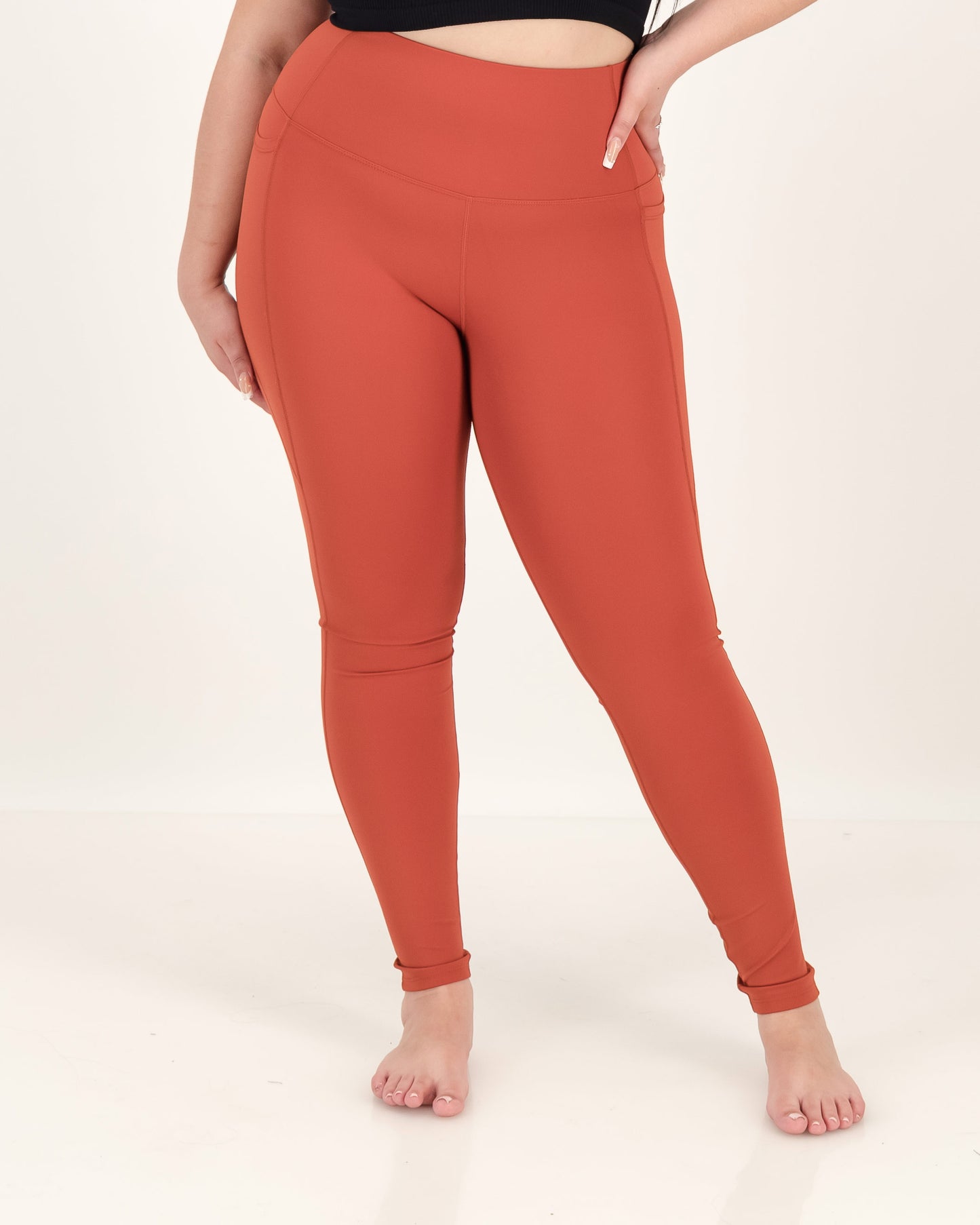 4-Way Stretch Leggings with Pockets