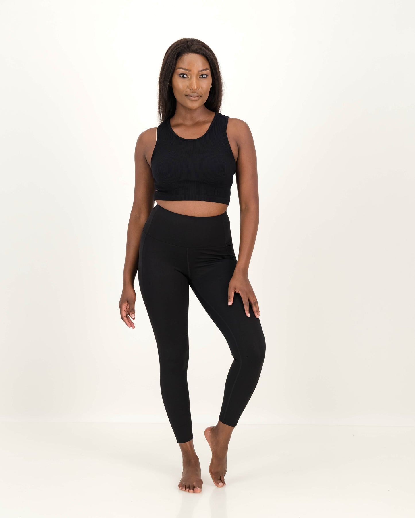 4-Way Stretch Leggings with Pockets
