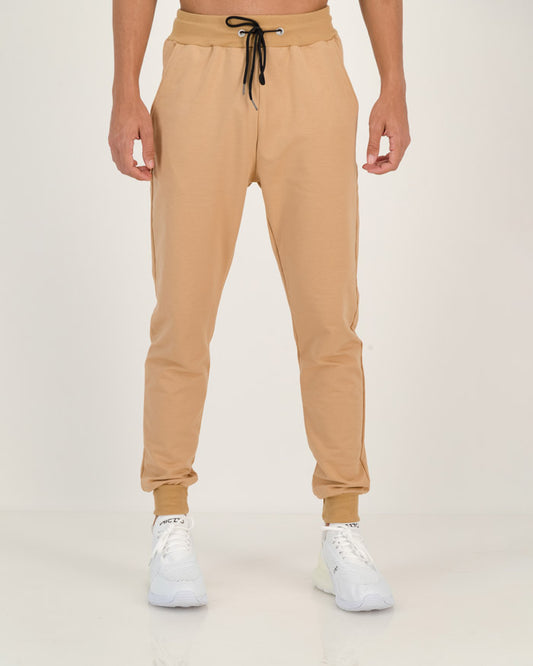 Mens Premium Sweatpants in Tan