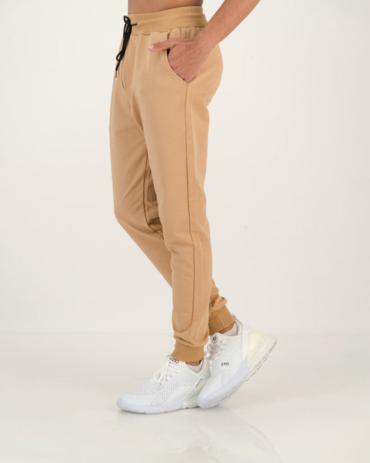 Mens Premium Sweatpants in Tan